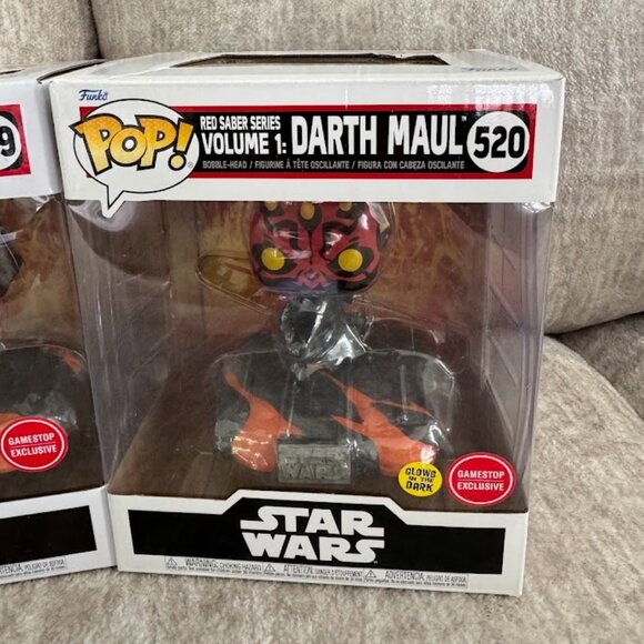 Star Wars Darth Collection Funko Pop Set - Picture 4 of 4